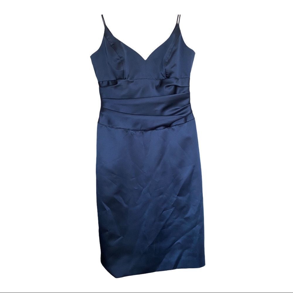 Nicole Miller navy blue dress.